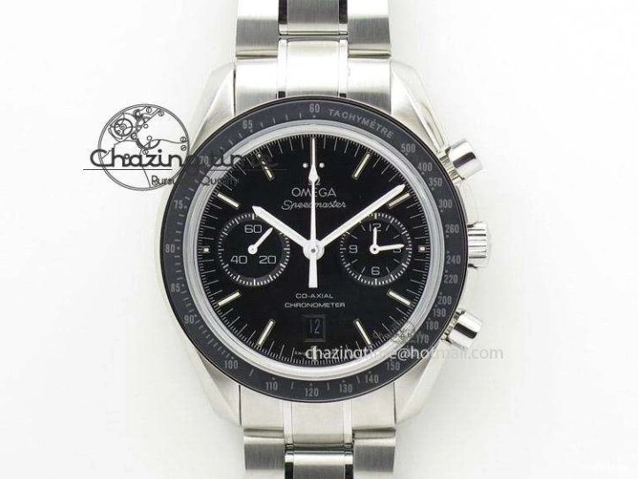 0415 Planet Ocean Pro 45mm OMF 1:1 Best Edition Orange Marker On SS Bracelet A8500 (Black Balance Wheel) Durable 8141